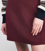 Claudie Pierlot Red Wool Mini Skirt