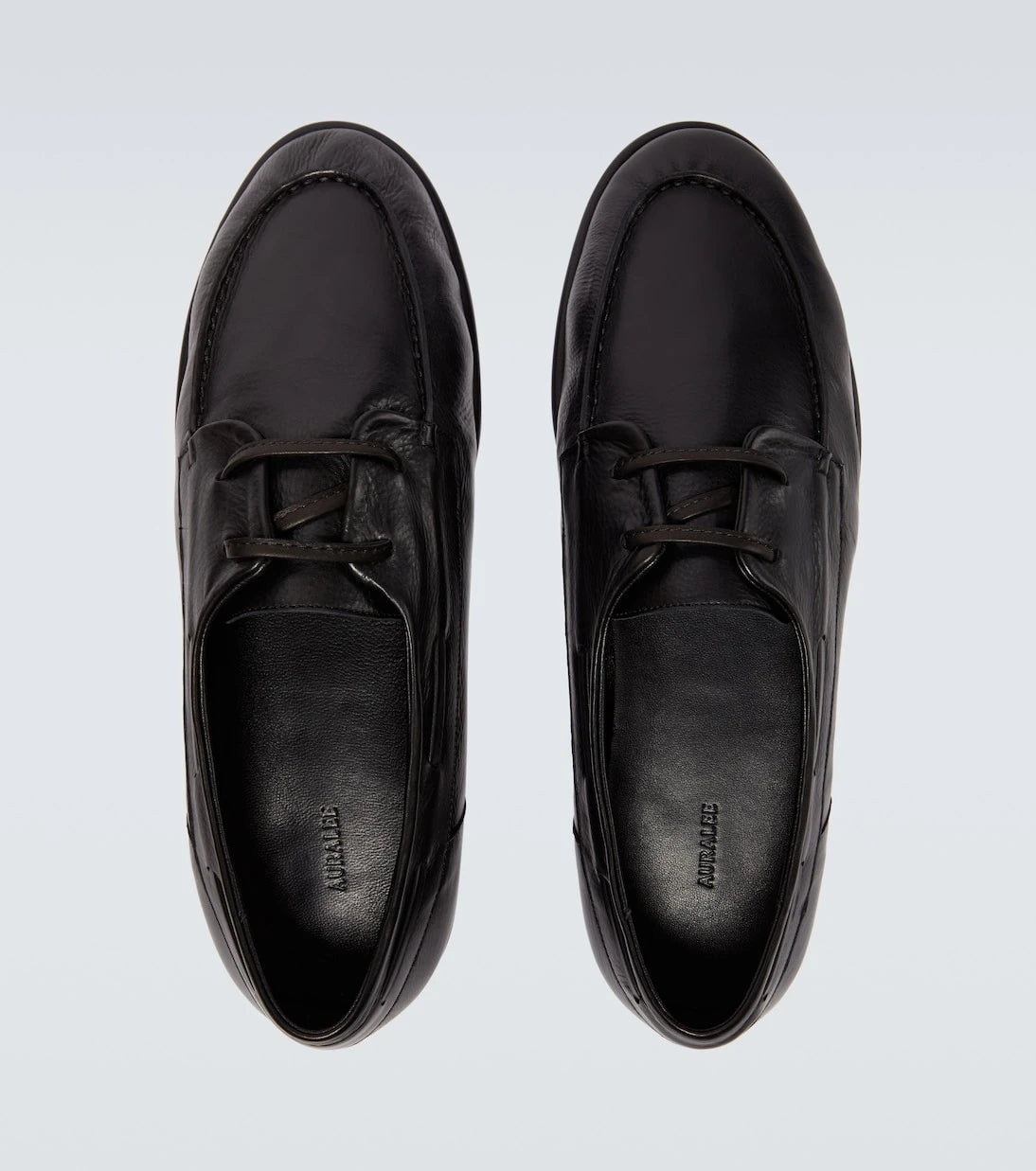 Auralee - Leather Derby shoes