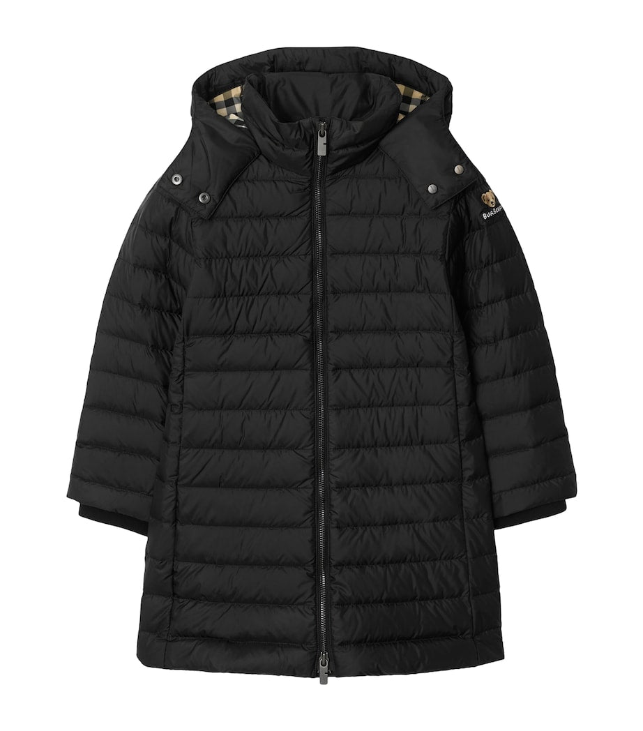 Burberry Kids Down Hooded Puffer Jacket (3-12 Years)