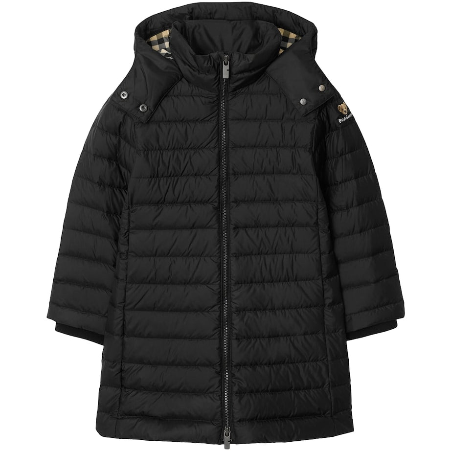 Burberry Kids Down Hooded Puffer Jacket (3-12 Years)