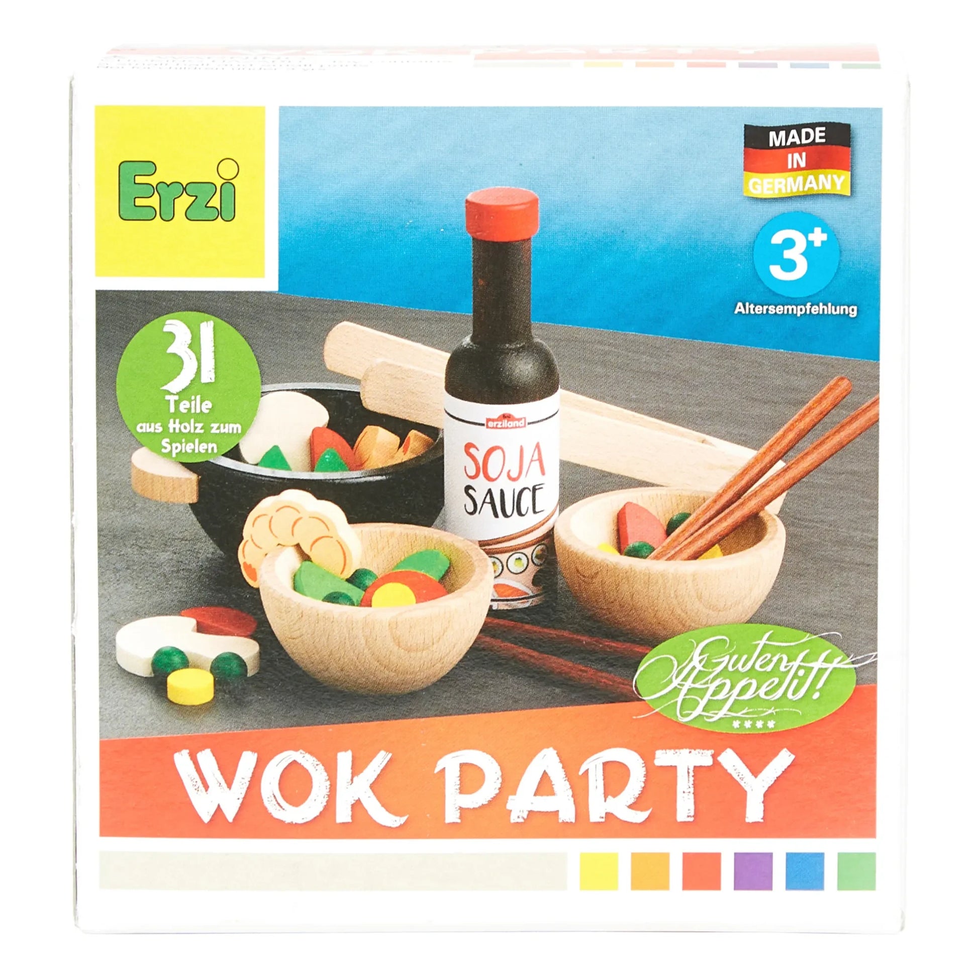 Erzi - Stir Fry Wooden Toy Set