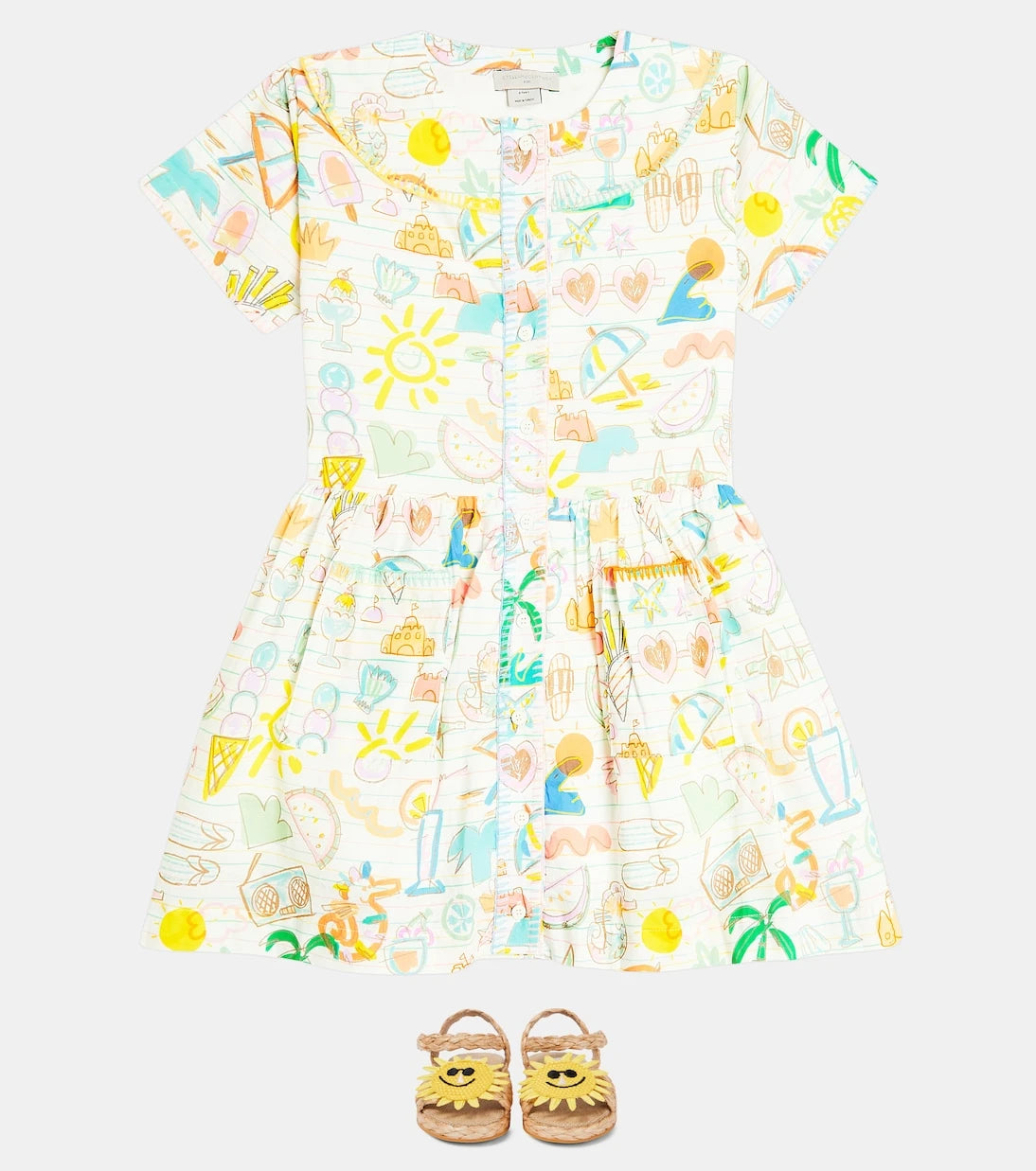 Stella McCartney Kids - Printed cotton dress