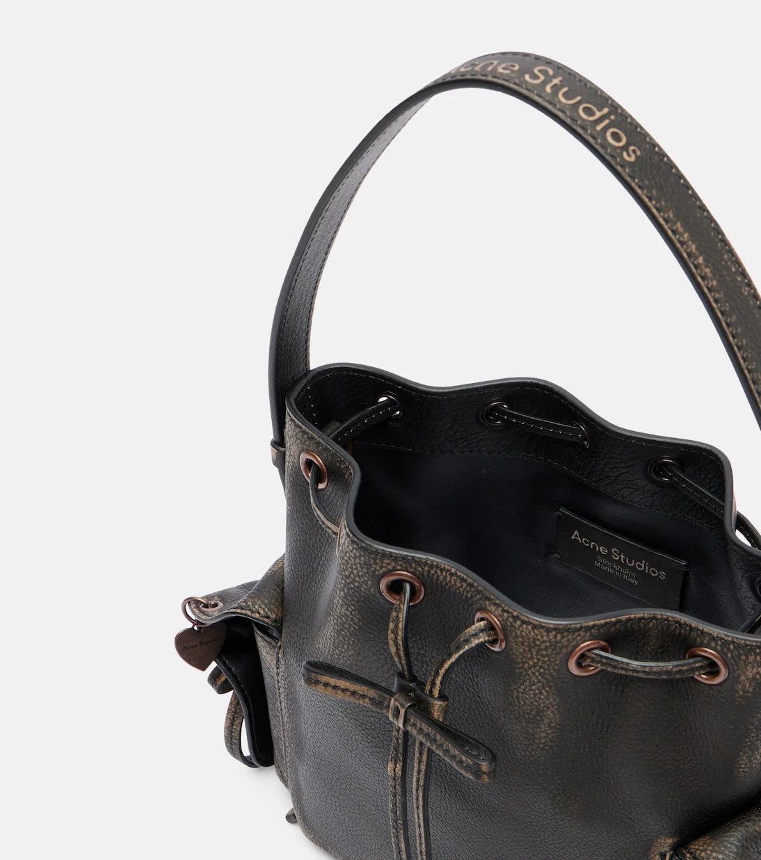 Acne Studios - Leather bucket bag