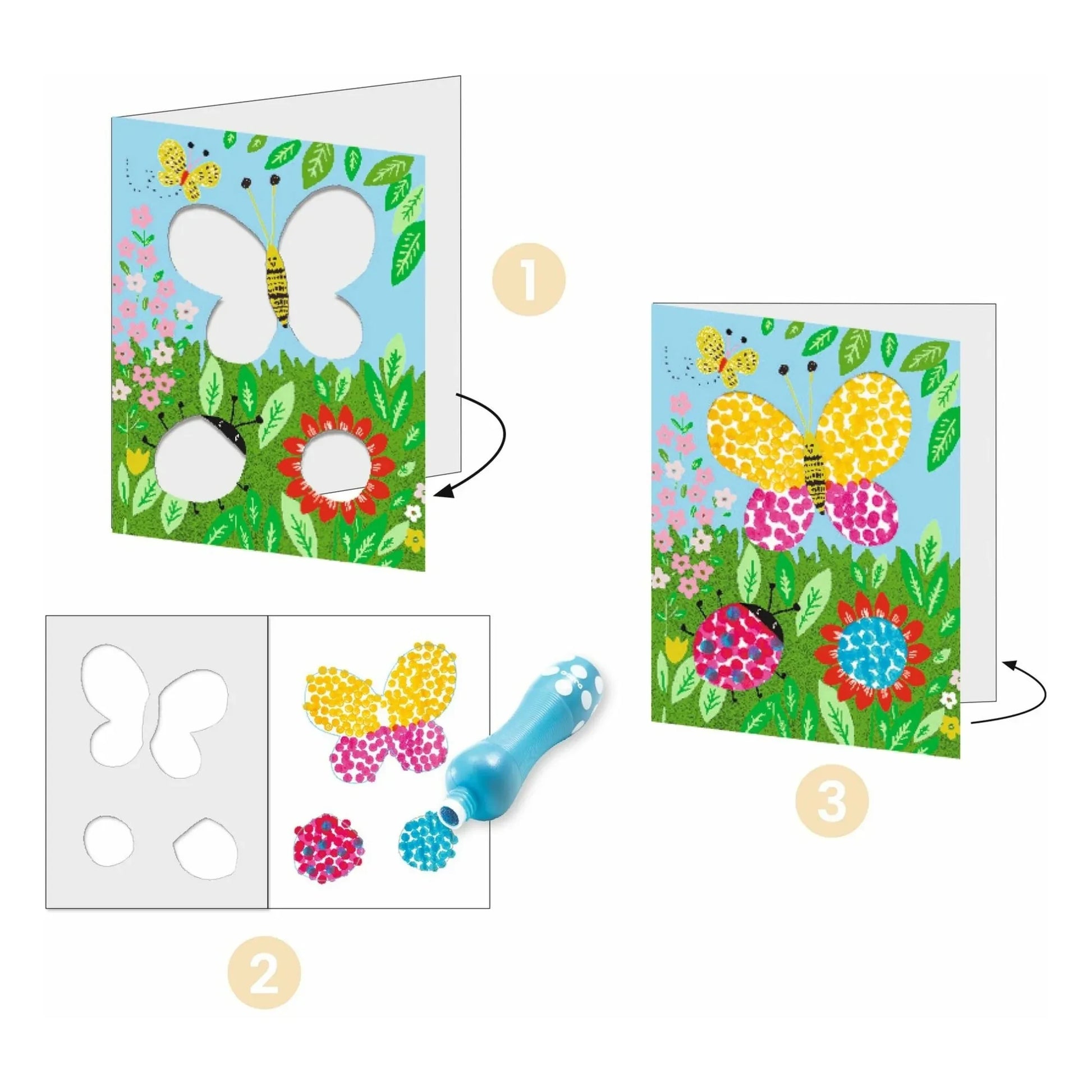 Djeco - A petits points paint set