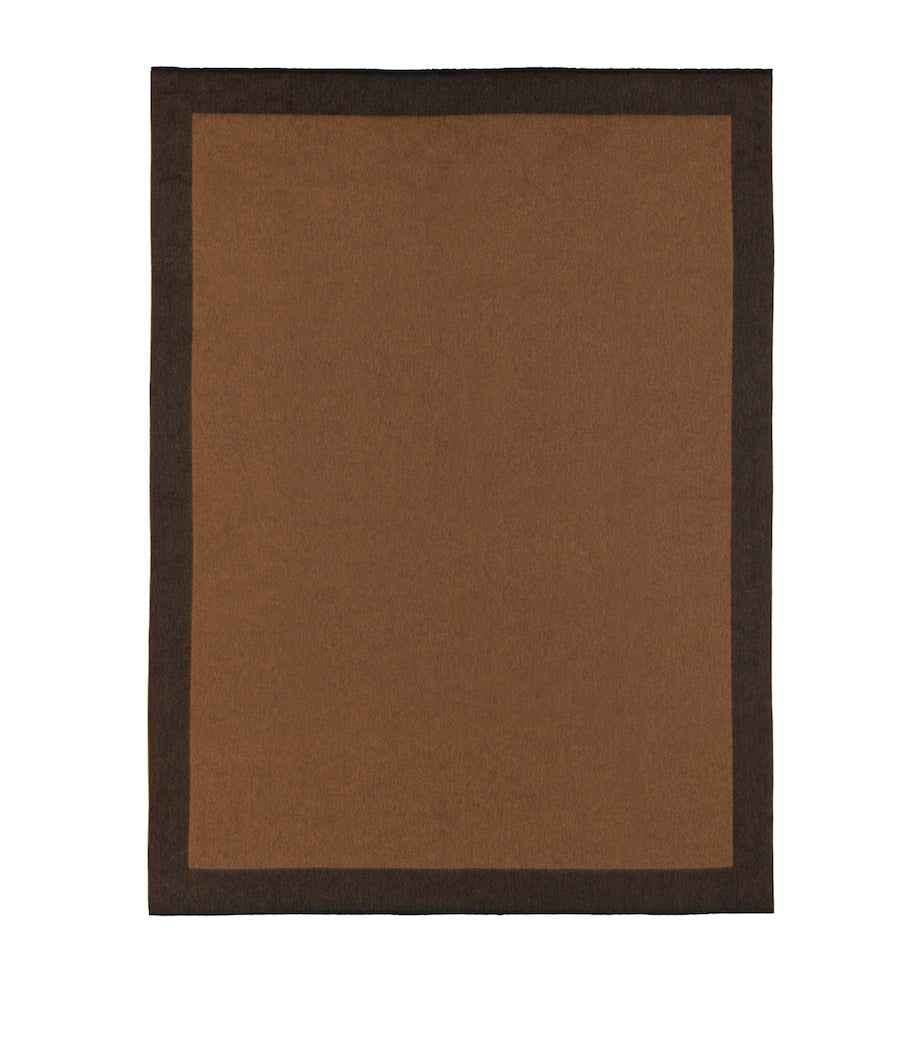 Cashmere Arran Border Throw (150cm x 200cm)