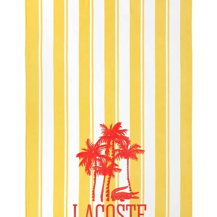 Памучна плажна кърпа Lacoste LFANCY 100 x 170 cm