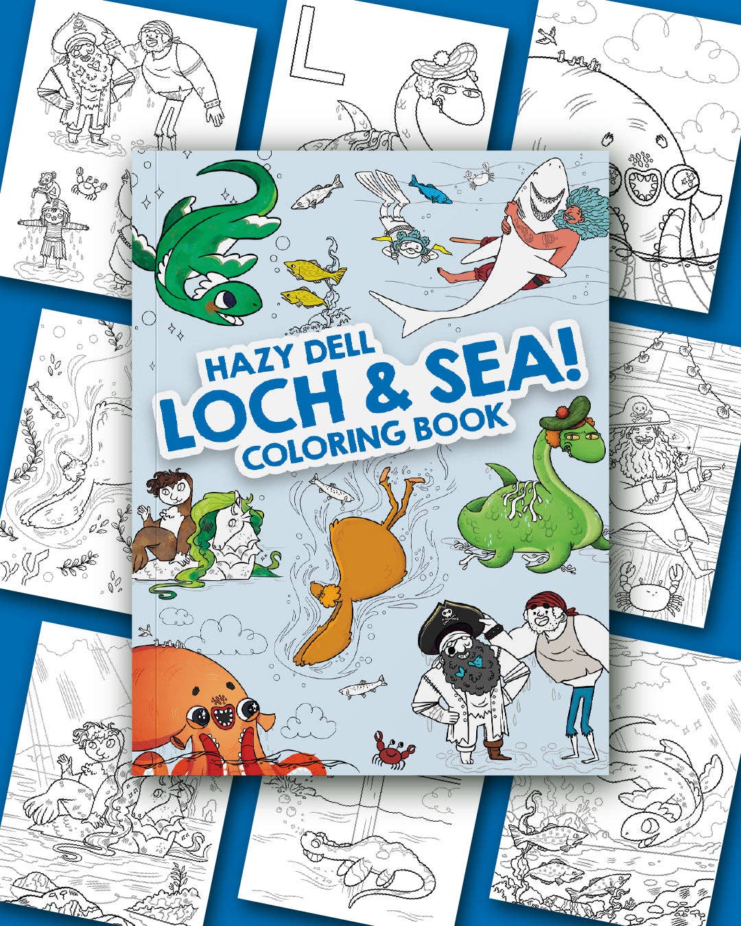 Hazy Dell Press - Hazy Dell Loch & Sea! Coloring Book
