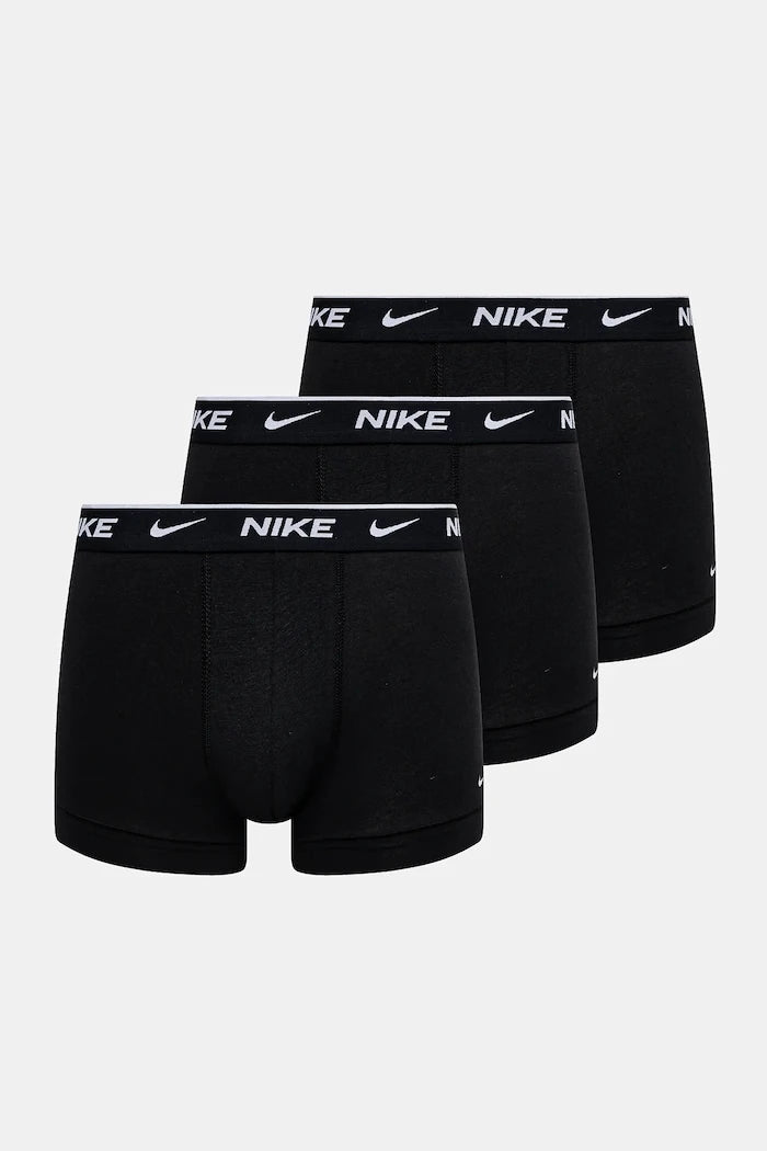 Nike pamuk ve elastanlı erkek dar boxer 3'lü paket