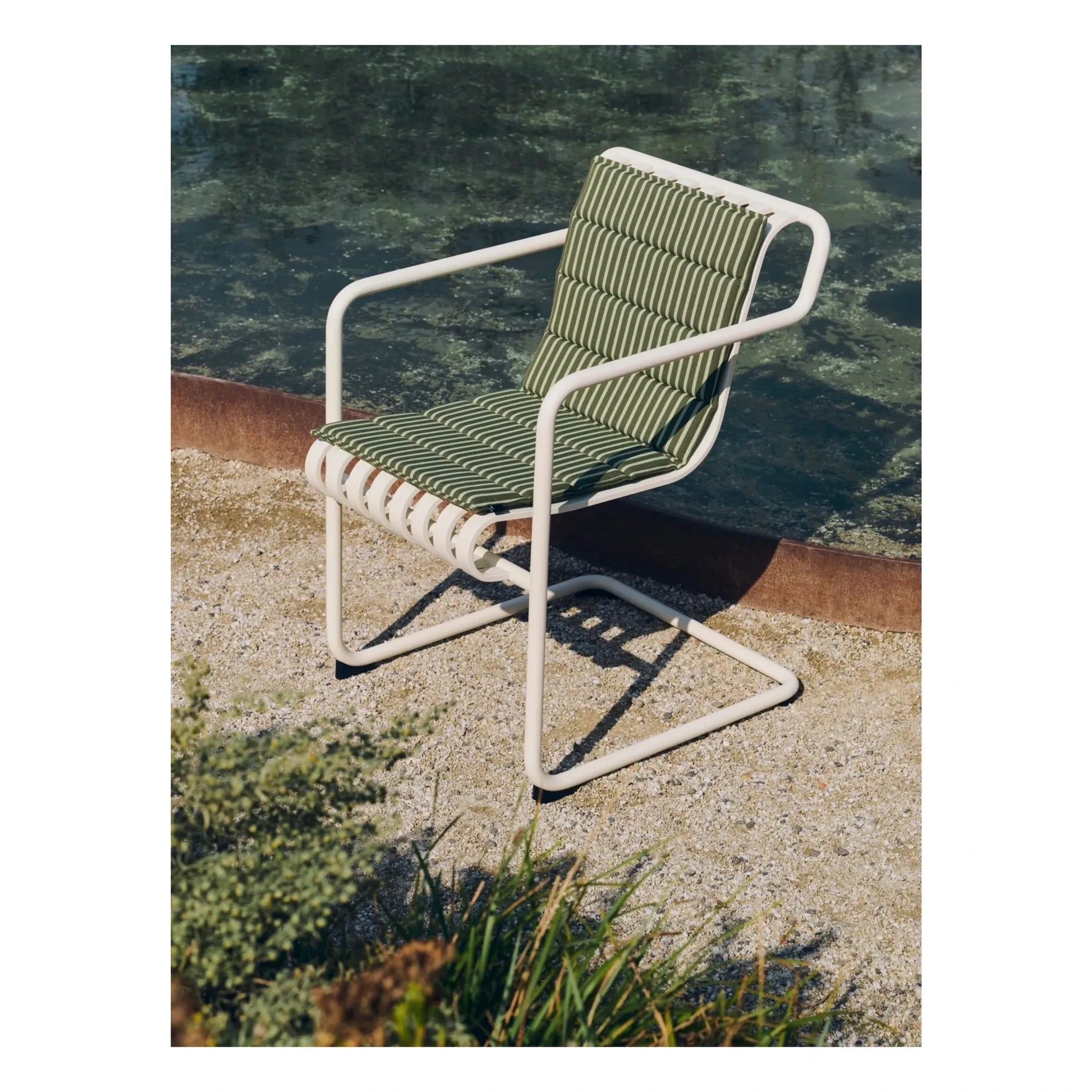 Hay - Terrazza outdoor armchair seat | Olive