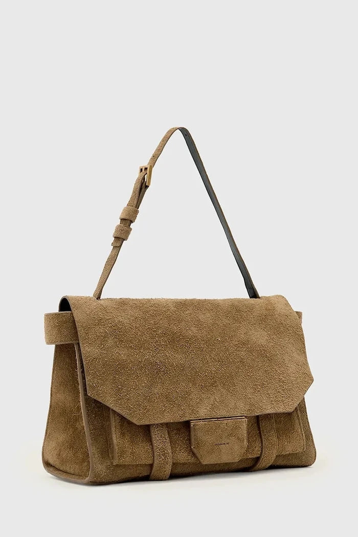 Чанта от набук AllSaints URSA