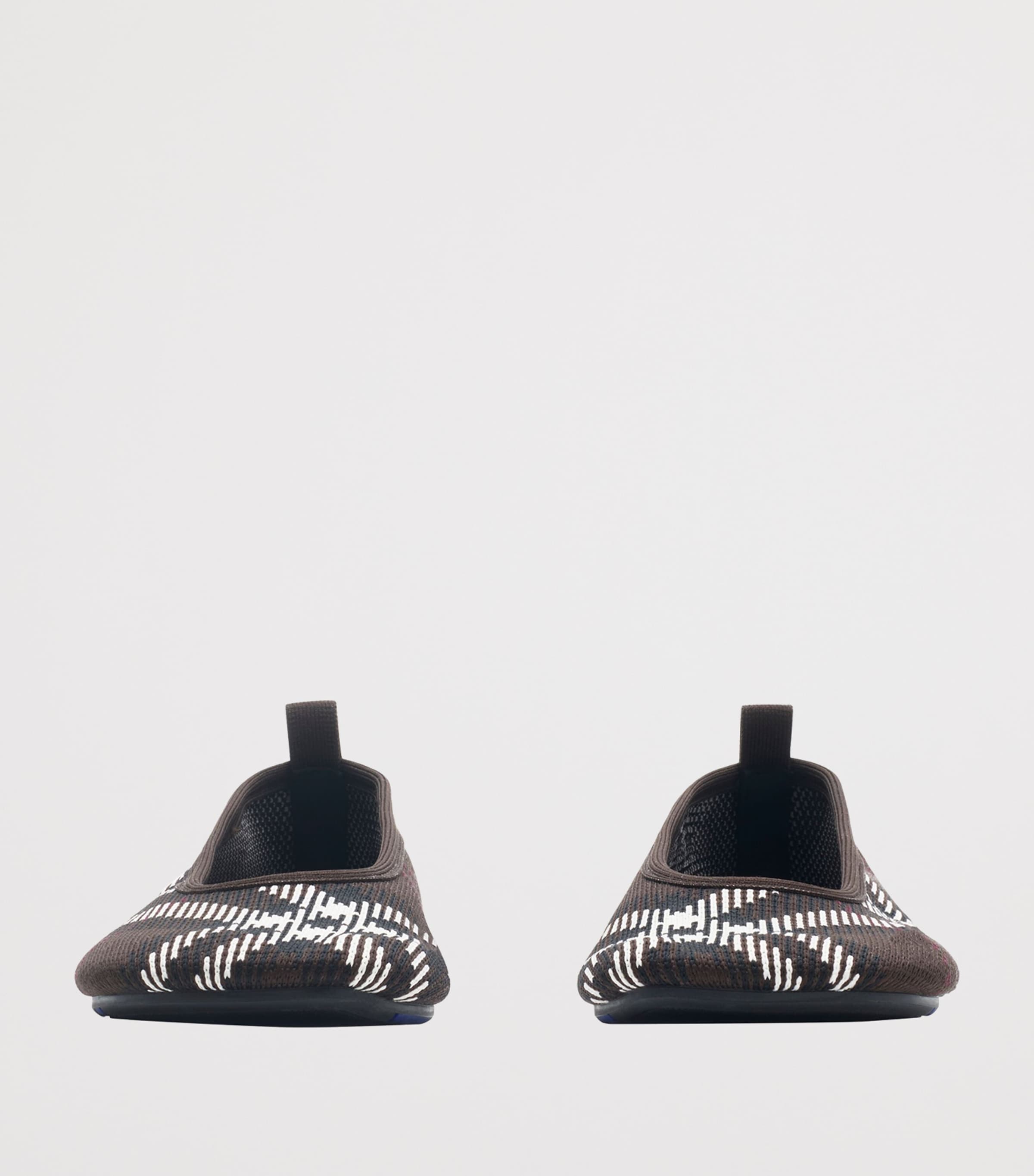 Brown Check Baby Ballet Flats