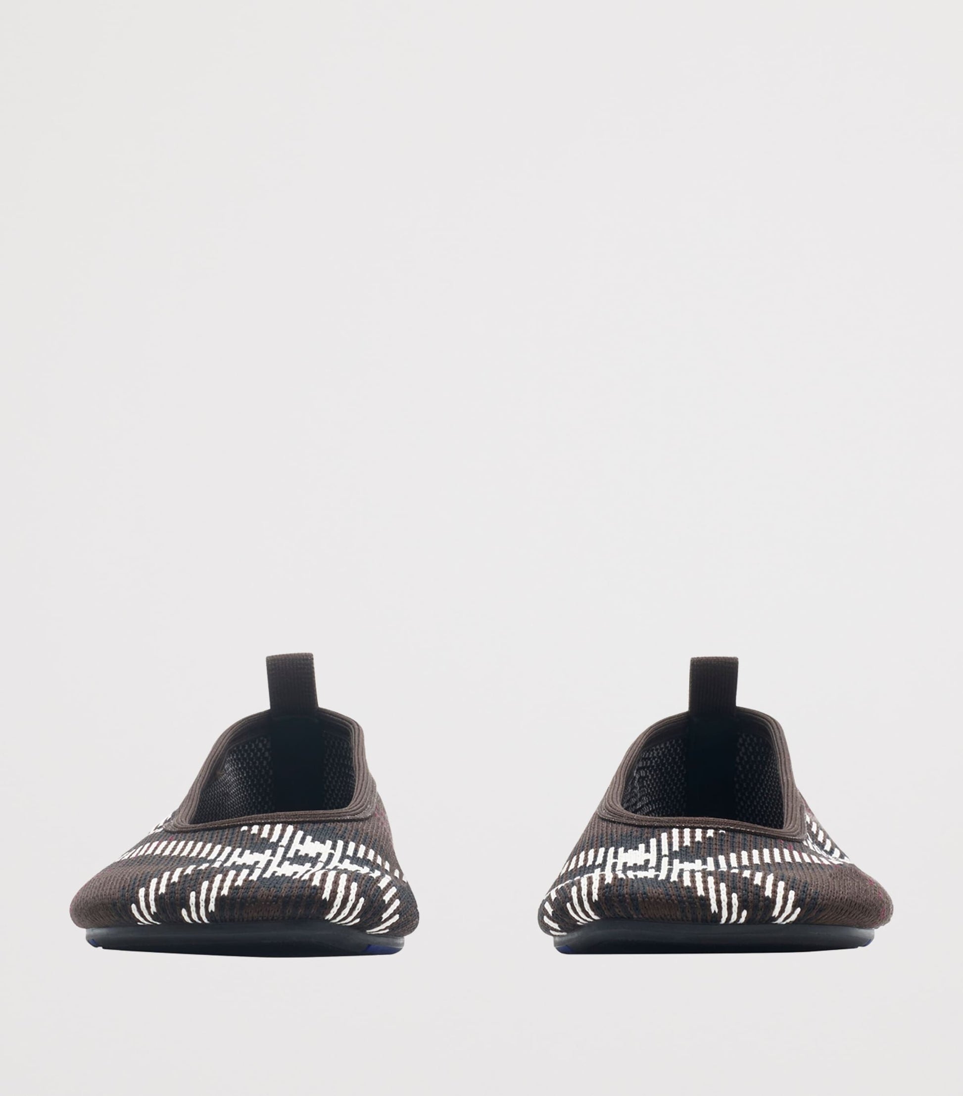 Brown Check Baby Ballet Flats