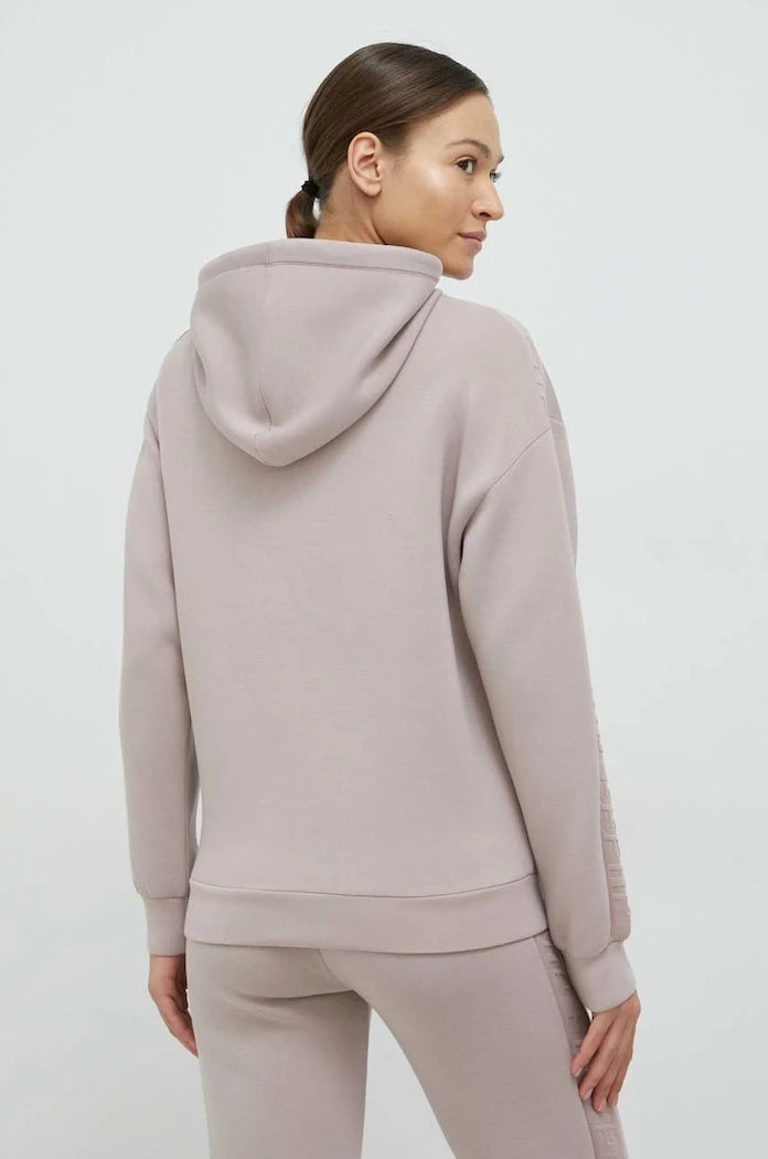 Guess kadın viskon kapüşonlu sweatshirt BRENDA