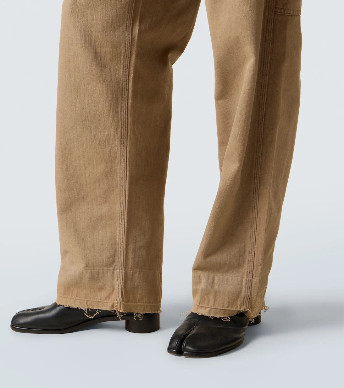 Maison Margiela - Normal belli, geniş paçalı jean pantolon