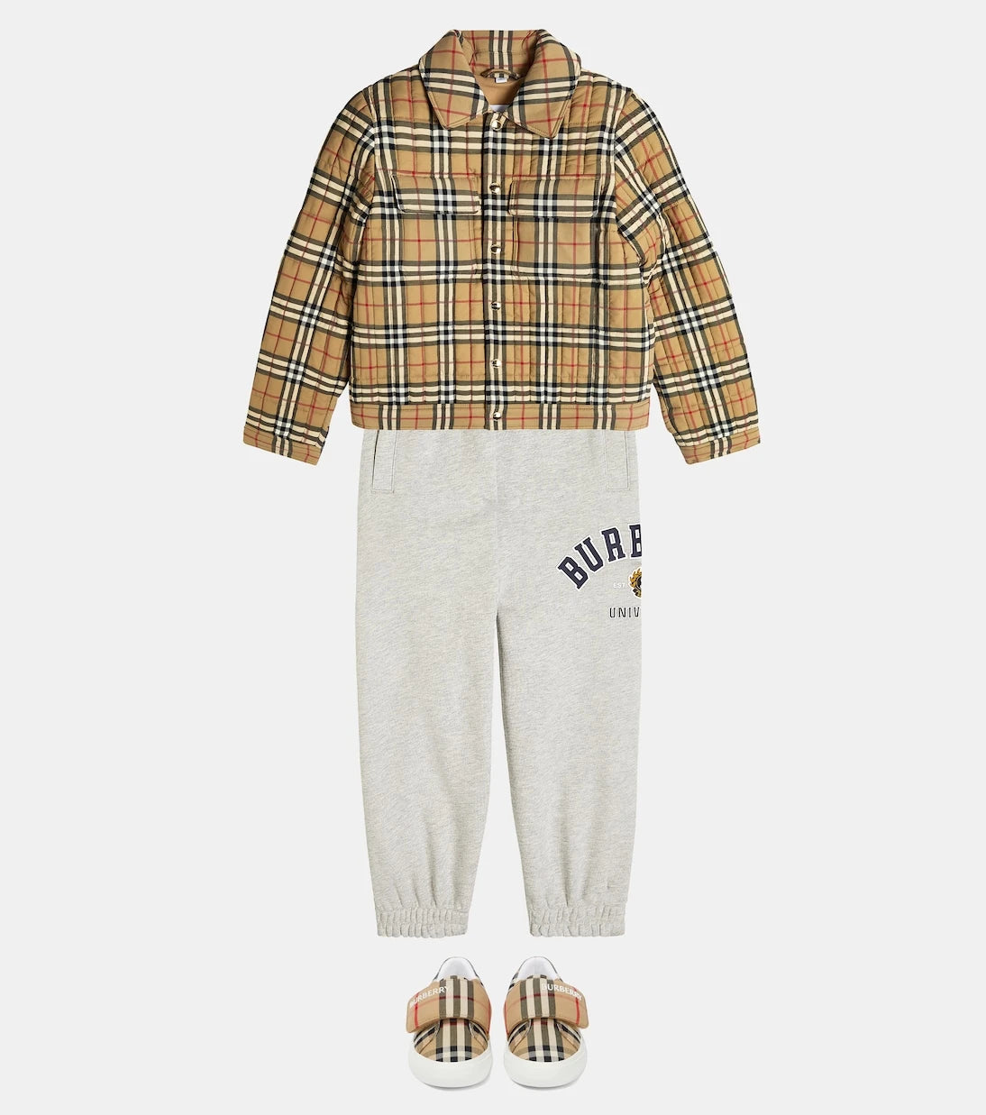 Burberry Kids - Check windbreaker jacket