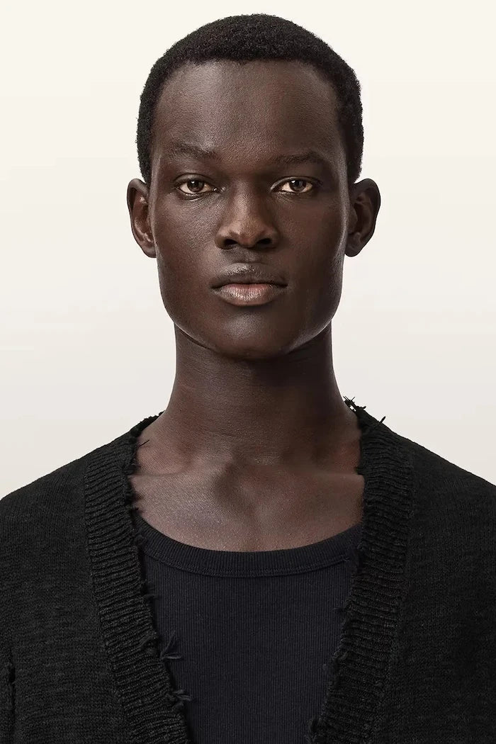 AllSaints жилетка мъжка от памук TABUA