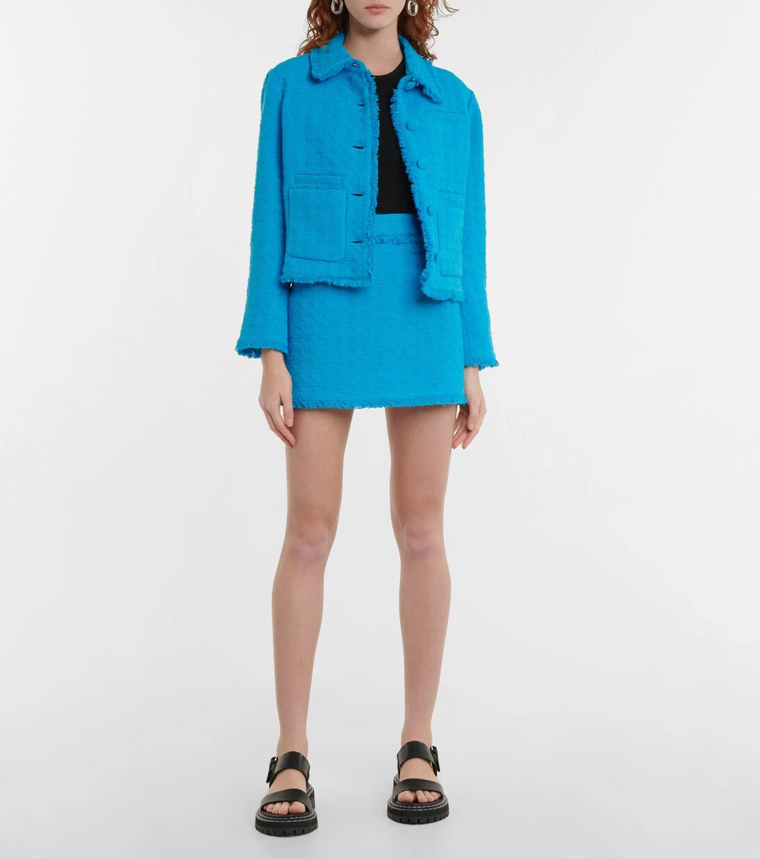 Proenza Schouler - White Label tweed miniskirt