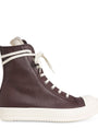 DRKSHDW Waxed Canvas High-Top Sneakers