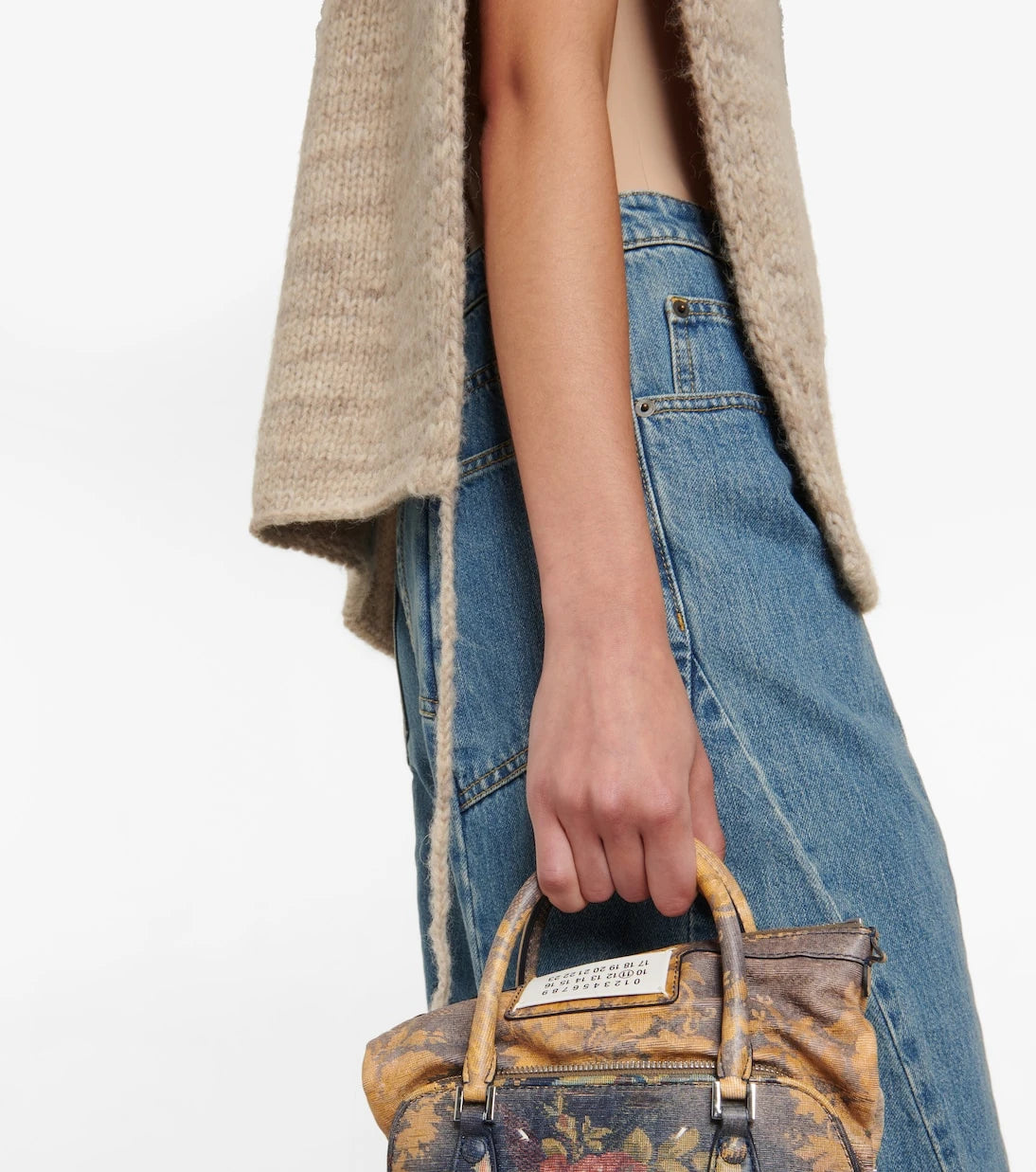 Maison Margiela - Alpaca, cotton, and wool sweater vest