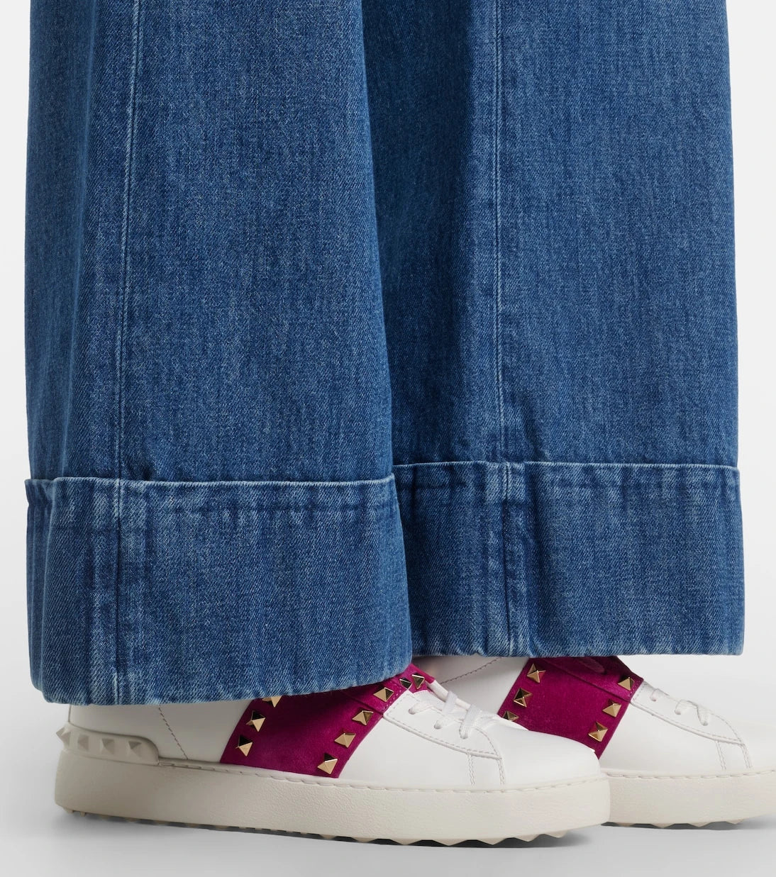 Valentino Garavani - Rockstud Untitled leather sneakers