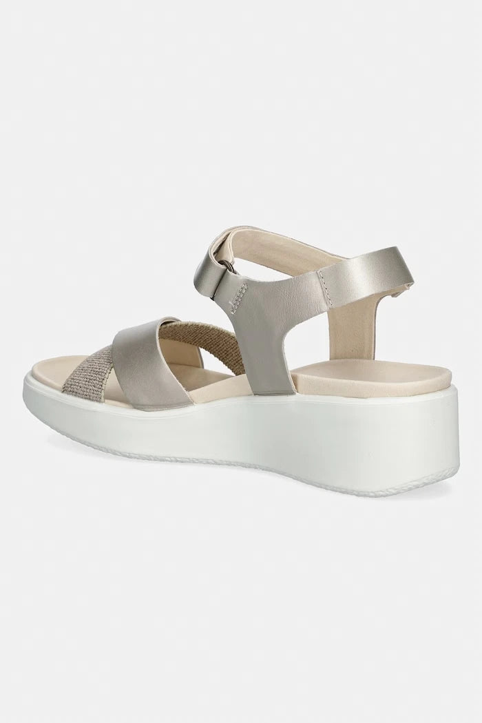 Ecco Kadın Deri Sandalet Flowt Wedge LX W