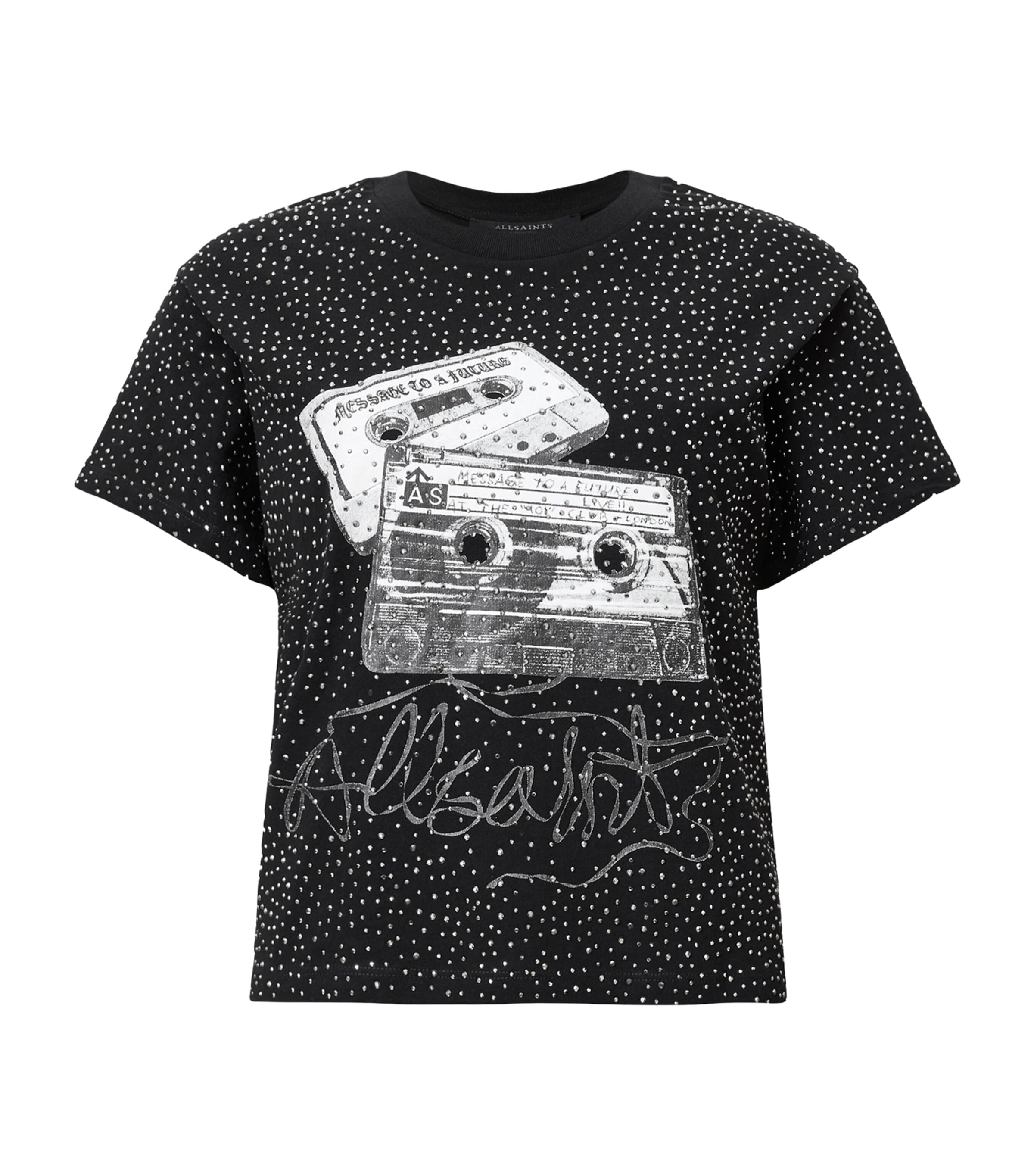 Black Reel Elle Embellished T-Shirt