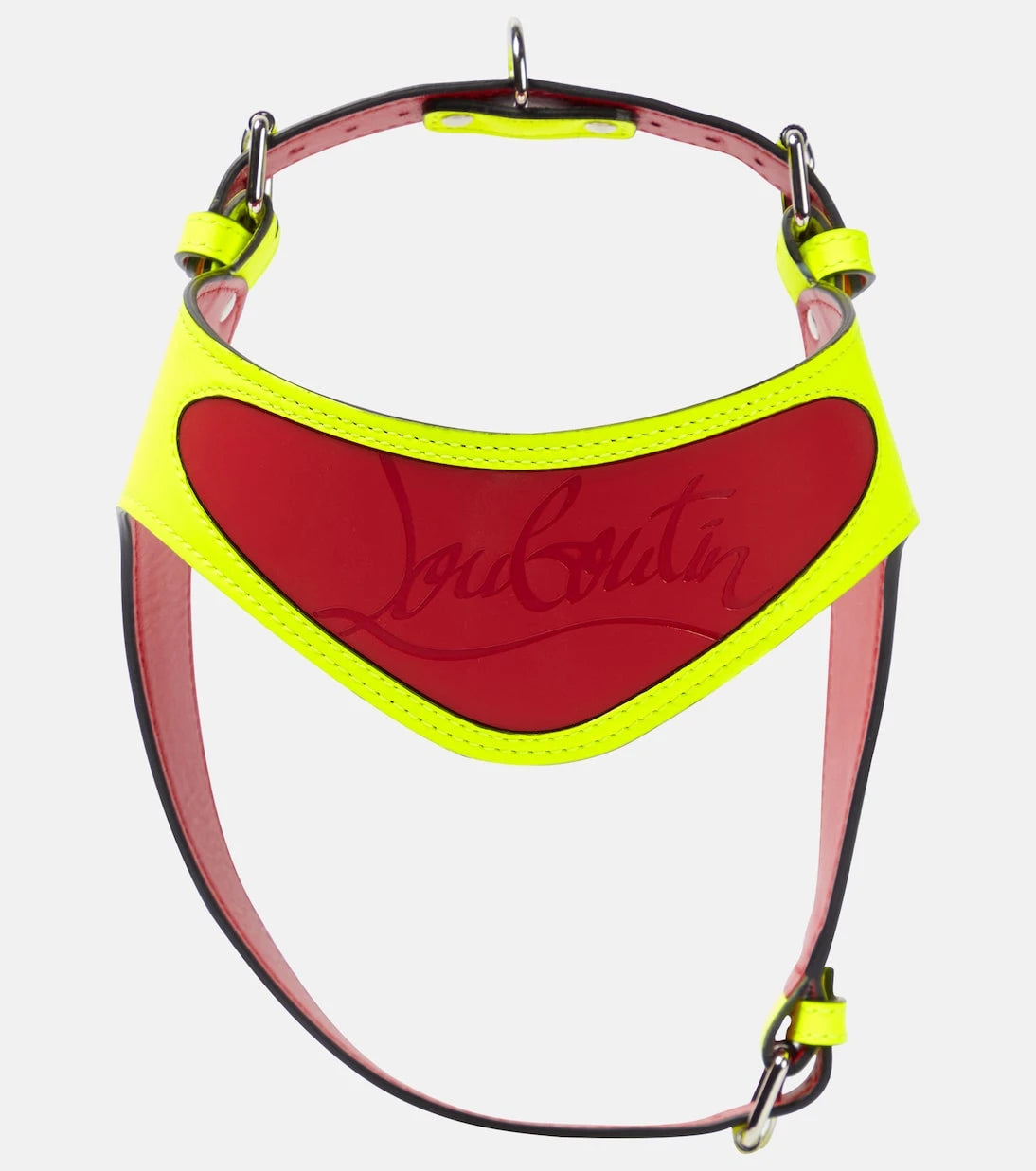 Christian Louboutin - Loubiharness، سرج جلدي للكلاب