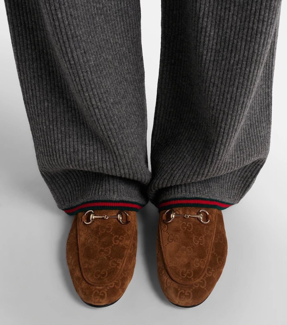 Gucci - Jordaan Doria suede loafers