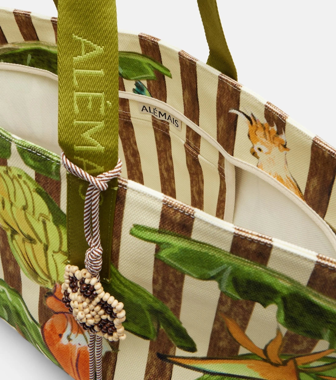 Alémais - Toucan Tango Large canvas tote bag