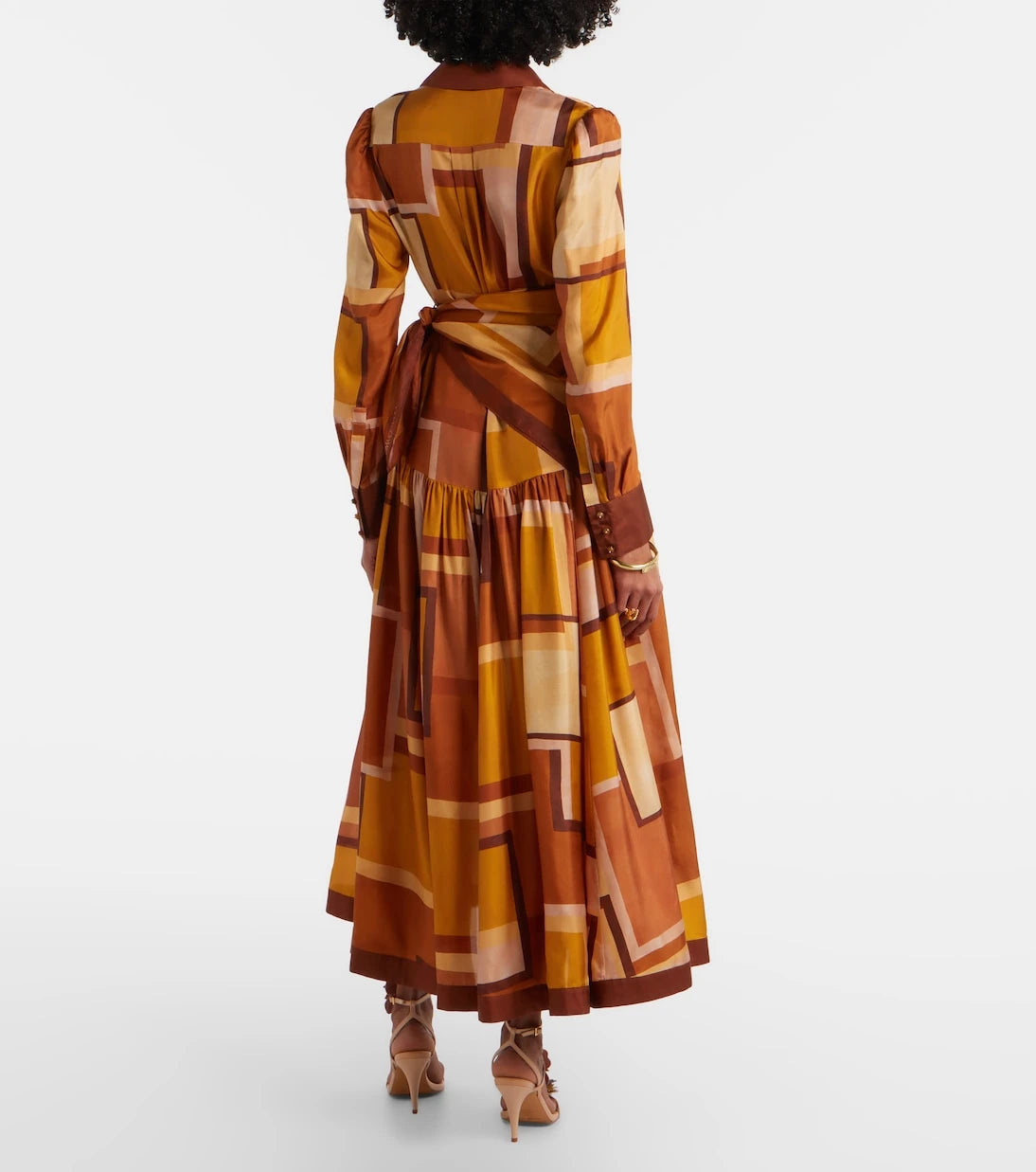 Zimmermann - Como printed silk shirt dress