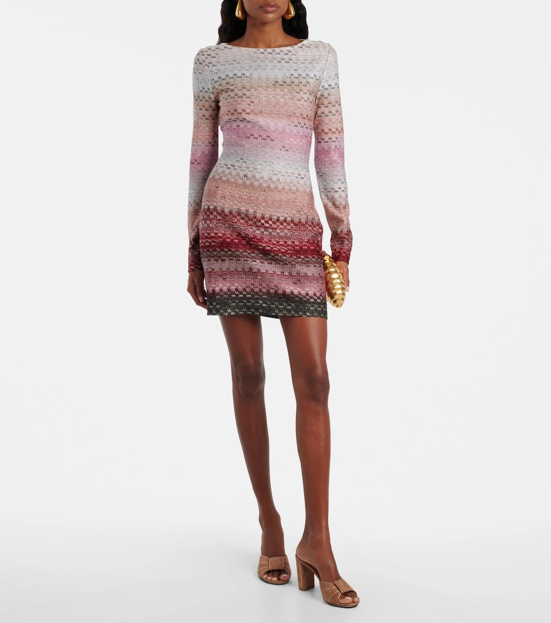 Missoni - Zigzag lamé minidress