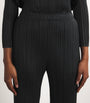 Pleats Please Issey Miyake Black Thicker Bottoms 2 Trousers