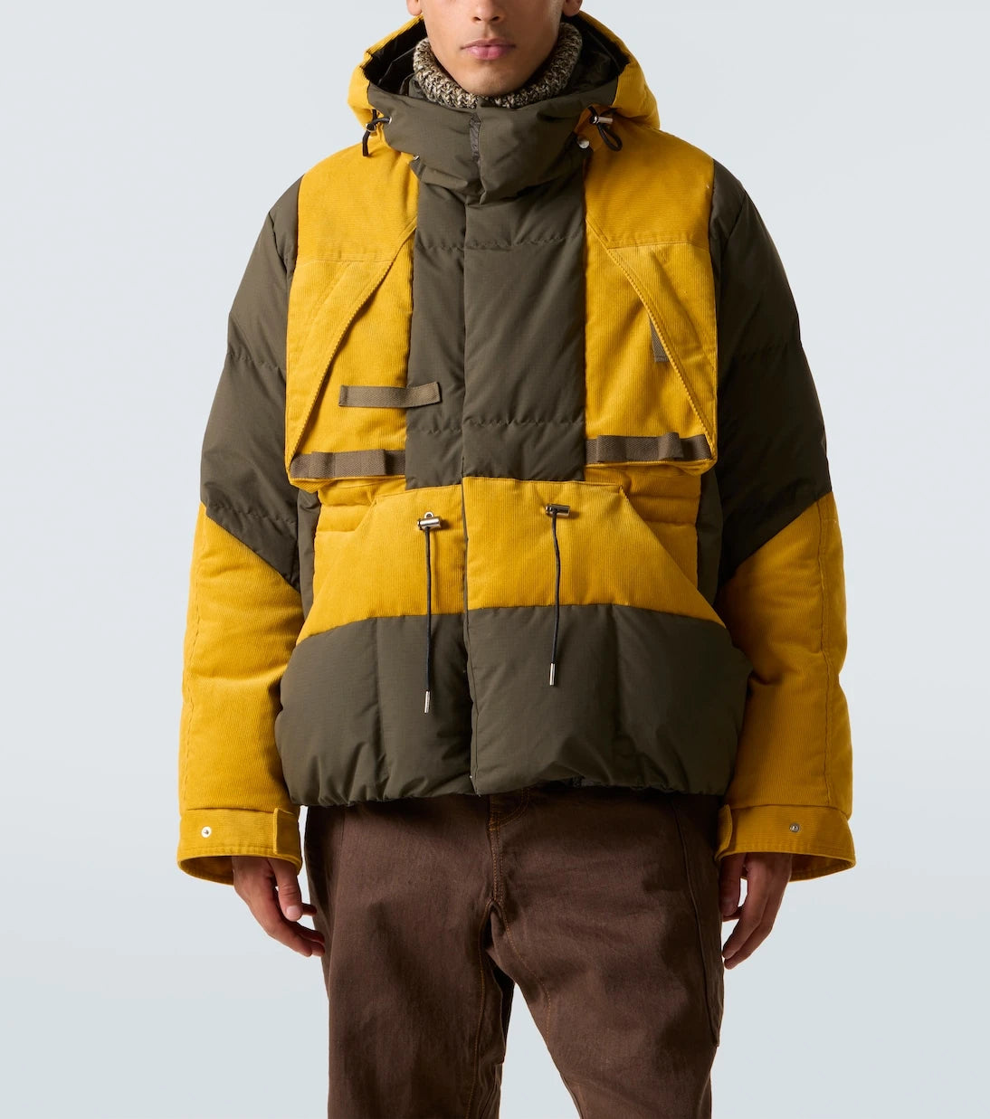 Sacai - Colorblock down jacket
