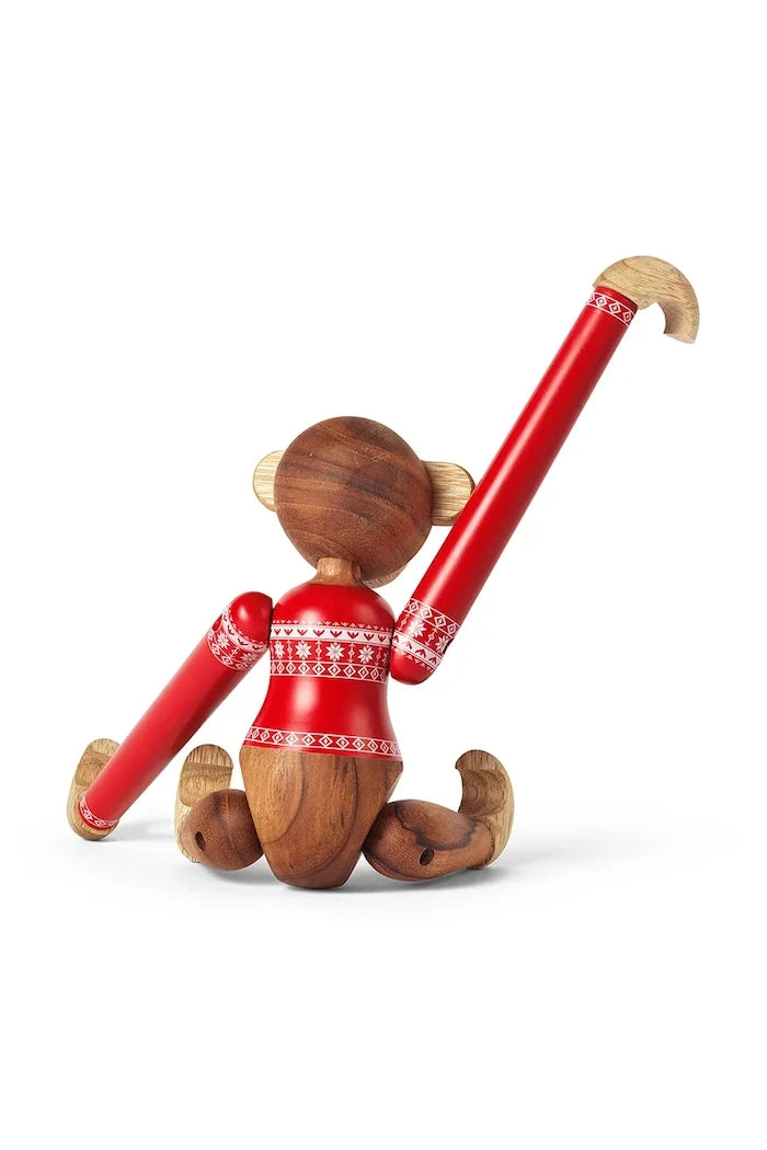 Декоративна фигурка Kay Bojesen Monkey Christmas Jumper 2024 S