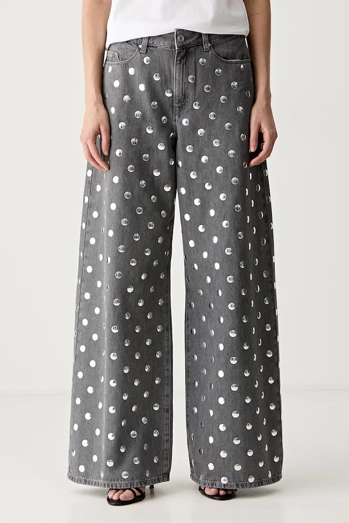 Karl Lagerfeld дънки wide leg дамски