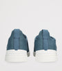 Zegna Cotton-Linen Triple Stitch Sneakers