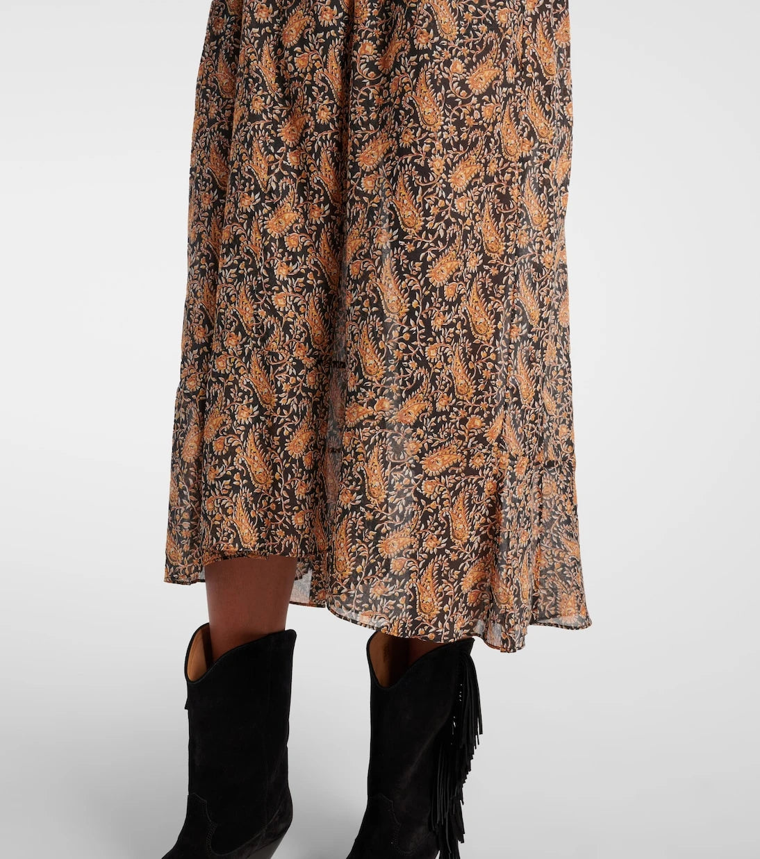 Marant Etoile - Greila cotton voile midi dress