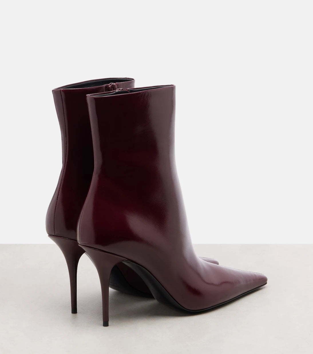 Saint Laurent - Ashley 90 leather ankle boots