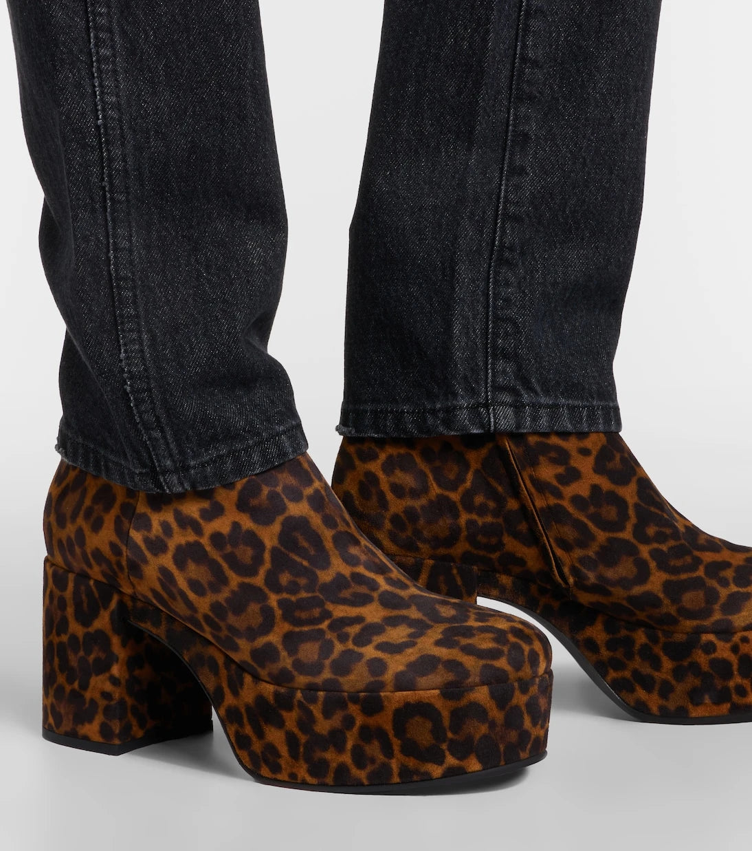 Gianvito Rossi - Sally leopard-print suede ankle boots