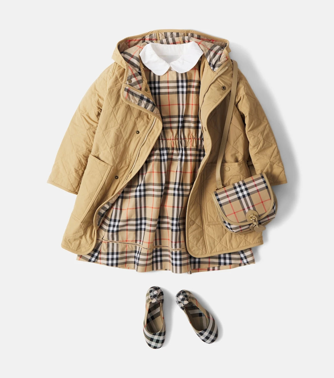 Burberry Kids - Burberry Check cotton dress