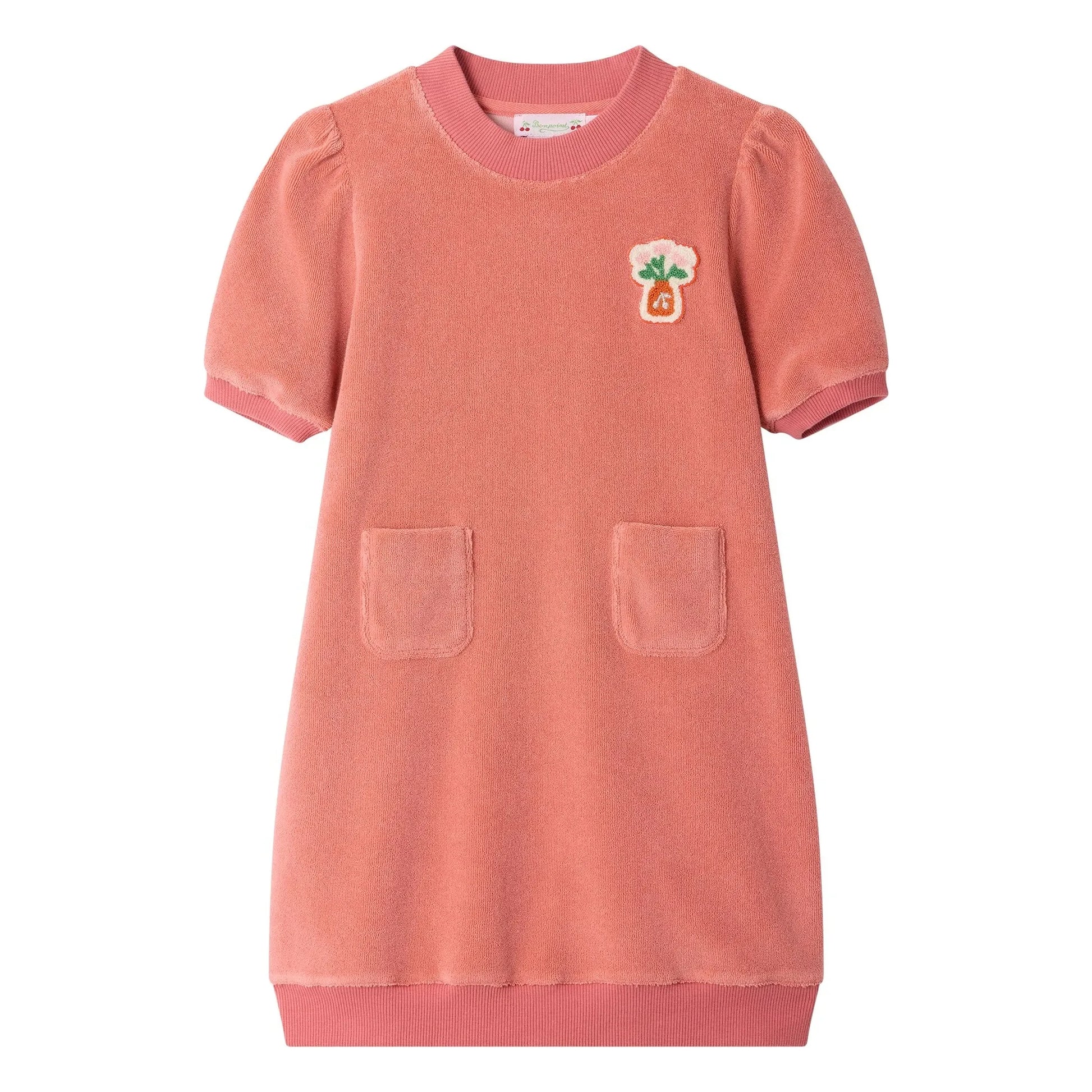 Bonpoint - Marceline organic cotton terry dress | Pink
