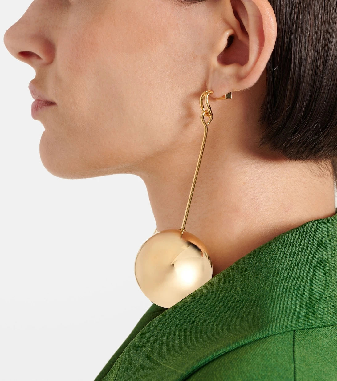 Jacquemus - Les Grandes Boucles Nodo drop earrings