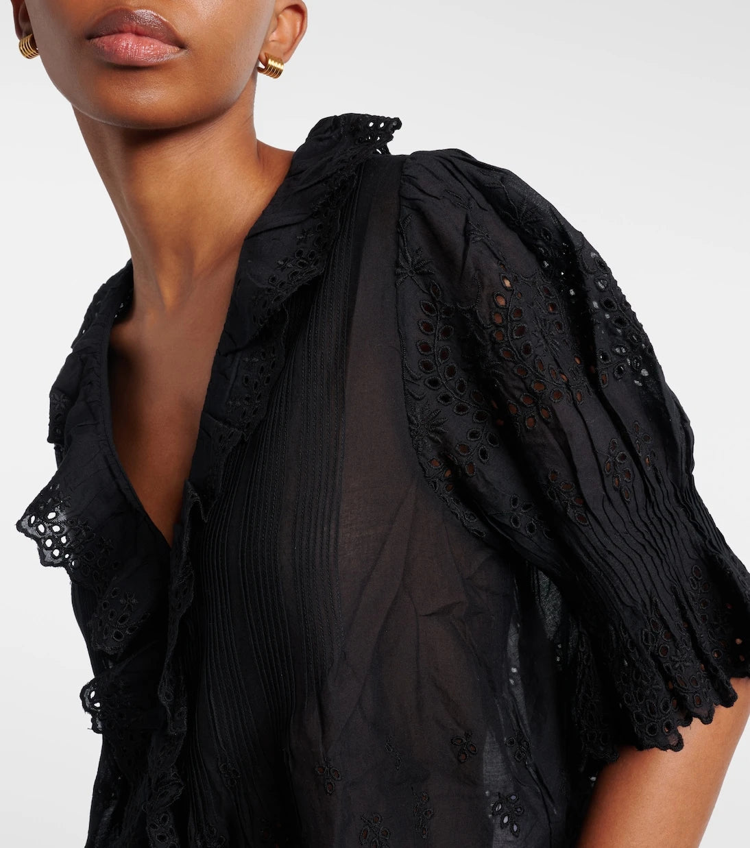 Dôen - Henri pointelle cotton top