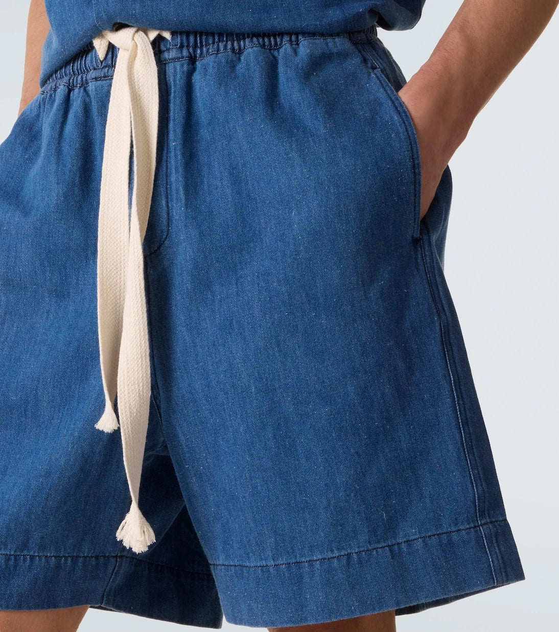Commas - Denim Bermuda shorts