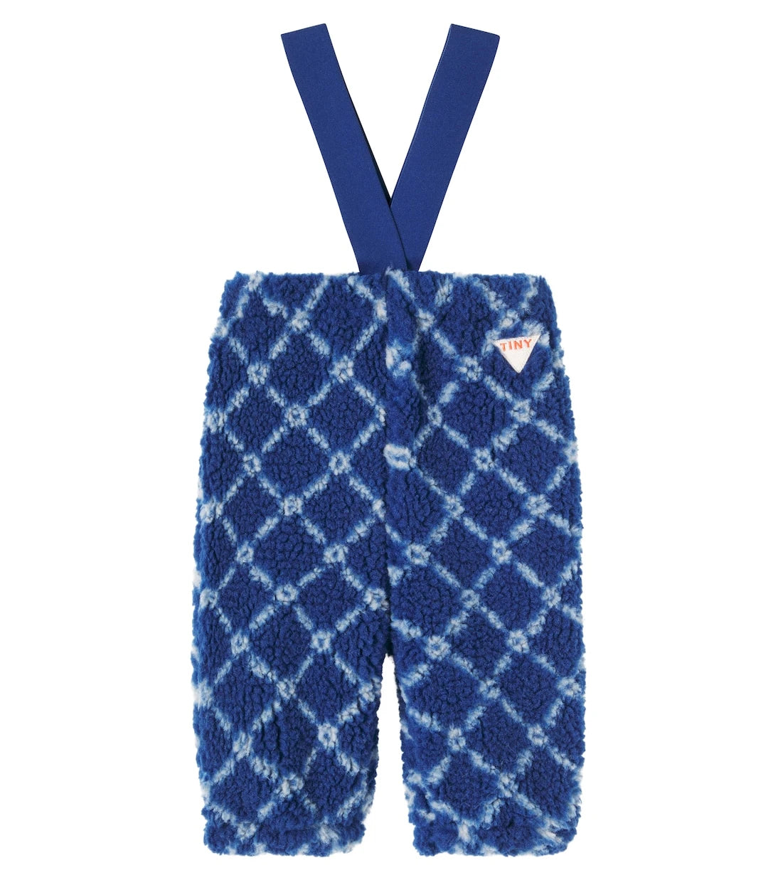 Tinycottons - Baby Flower checked fleece pants