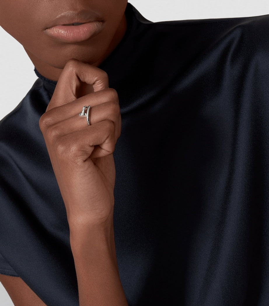 Cartier Small White Gold Juste un Clou Ring