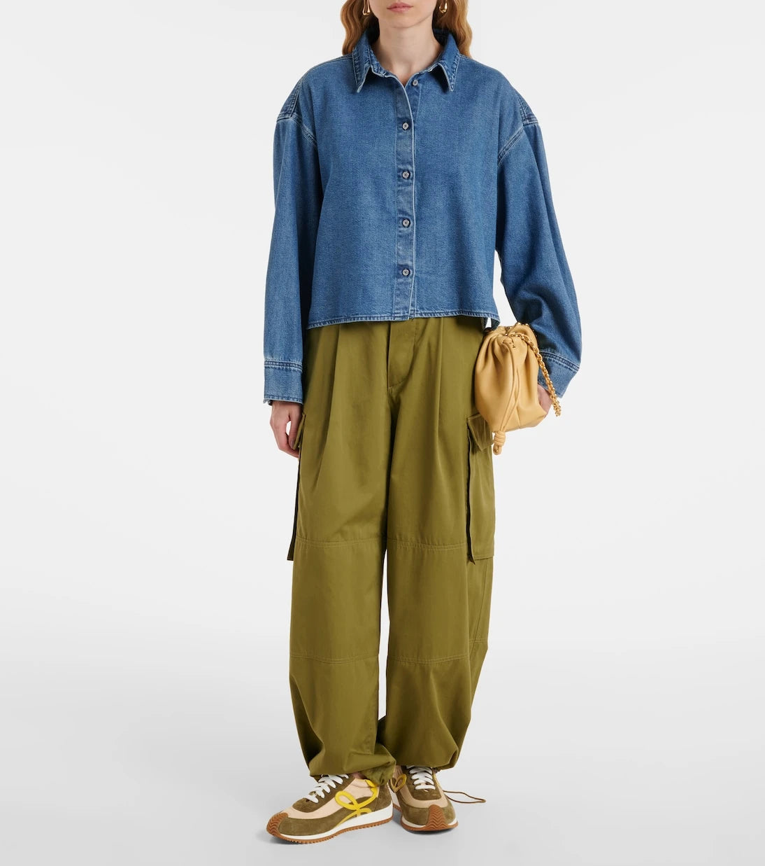 7 For All Mankind - Nina cropped denim shirt