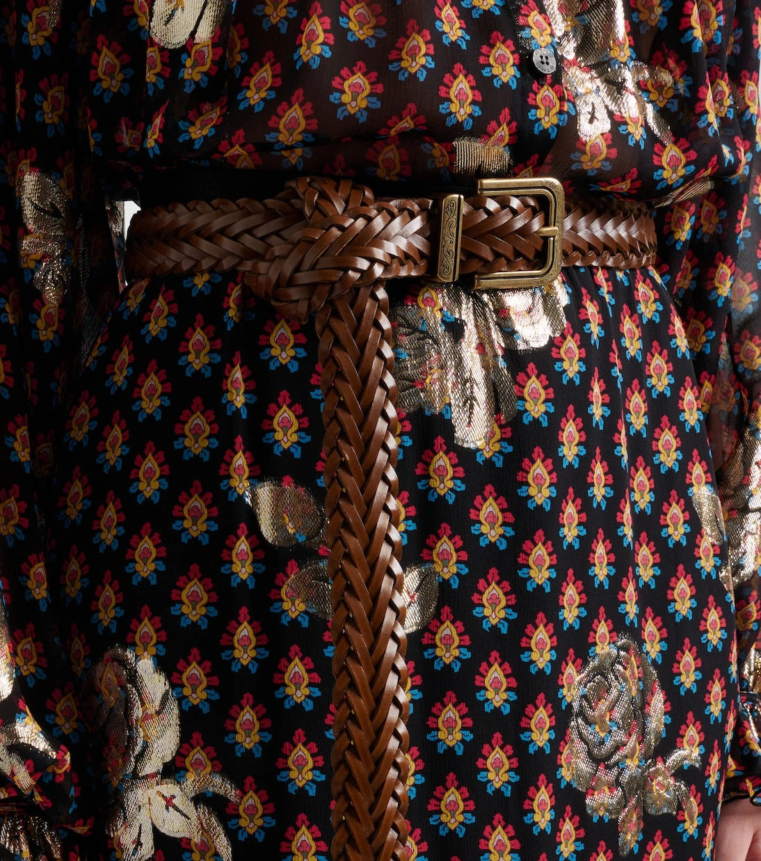 Etro - Braided leather belt