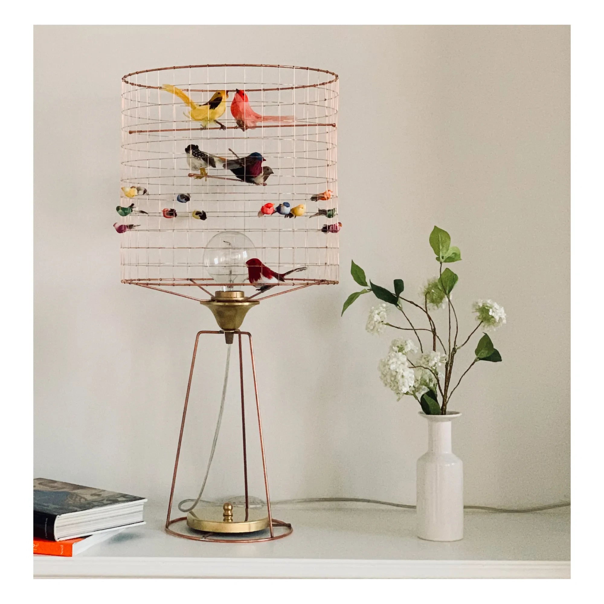 Mathieu Challières - Tall Birdcage Table Lamp