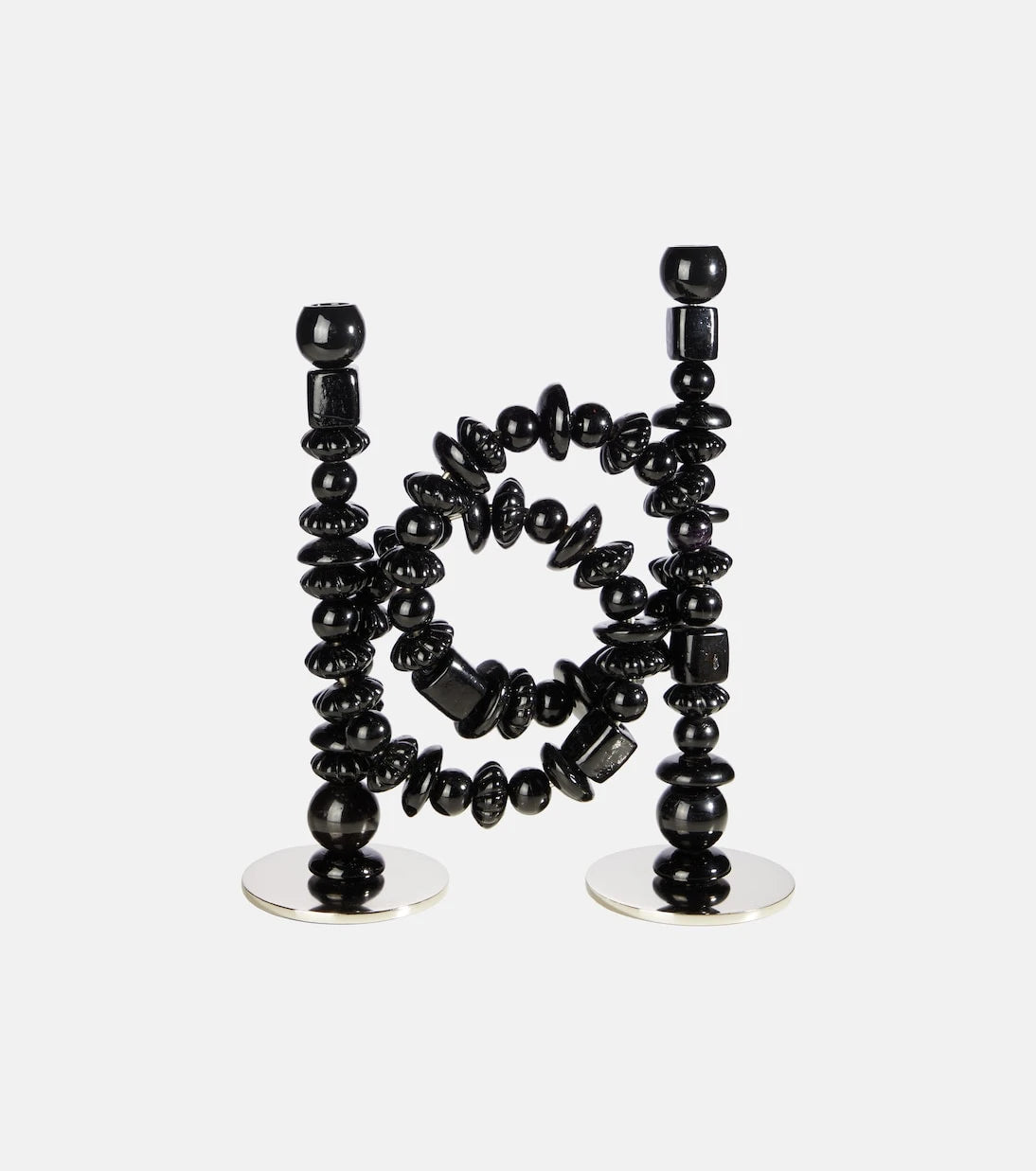 Polspotten - Beads glass candle holder